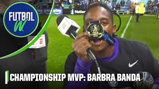 Barbra Banda BUZZING after Orlando Pride’s NWSL Championship win  | ESPN FC