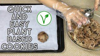 QUICK and EASY PLANT BASED COOKIES | Vegan Cookies