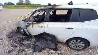 Our Vauxhall Zafira caught fire today, one day after a service!