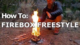 Tips & Tricks! Firebox Freestyle Modular Camping Stove Instructional.