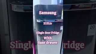 Samsung 215Ltr 3 star single door fridge with base drawer 2025 #samsung #fridge #viralvideo