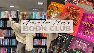 HOW TO HOST A BOOK CLUB | Niki Detrich