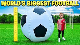 THE WORLD'S BIGGEST FOOTBALL!!