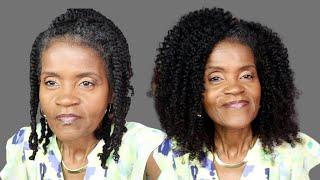 The Perfect Twist Out On Natural Hair, Age 60 Plus, Step By Step