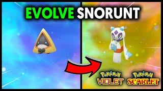 HOW TO EVOLVE SNORUNT INTO FROSLASS ON POKEMON SCARLET AND VIOLET