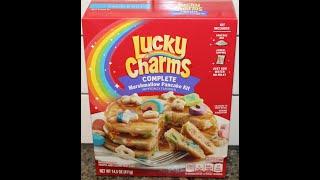 Lucky Charms Complete Marshmallow Pancake Kit Review