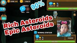 Epic Asteroids that make you rich - Deep Town Mining Factory