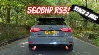 STUPIDLY FAST 560BHP AUDI RS3 8V FL MRC STAGE 2! | FT. GOLF R MK8 GAPPAGE!