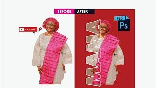 Text Masking Effect with Gloriousclick | Photoshop Tutorial