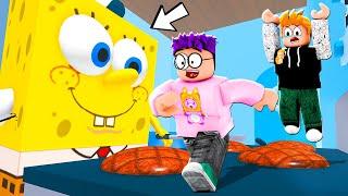 Can LANKYBOX Escape This SPONGEBOB OBBY In ROBLOX?! (ESCAPE KRUSTY KRAB!)