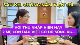 THU NHẬP CỦA CHÂU CÓ ĐỦ SỐNG KHÔNG.? SAU KHI CHỒNG NẰM VIỆN. CƠM CHIỀU THỊT KHO KHÔ,CANH XƯƠNG HẦM