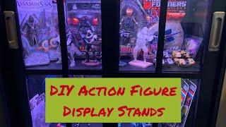 DIY Easy & Cheap Action Figure Display Stands EXAMPLES