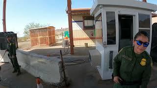 Inland U.S. Border Patrol Immigration Checkpoint on I-8 East, Yuma, Arizona, 23 August 2023, GFH