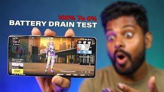 Realme GT 6T Battery Drain Test 100% -0% Only BGMI Play