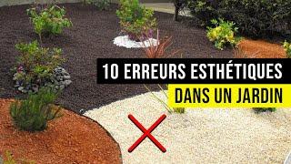 Aménager son Jardin : 10 ERREURS Esthétiques à FUIR ! 