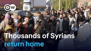 Syrian civil war refugees in Lebanon and Turkey begin to return home | DW News