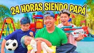 24 HORAS SIENDO PAPÁ DE MIS HERMANOS! *sale mal*