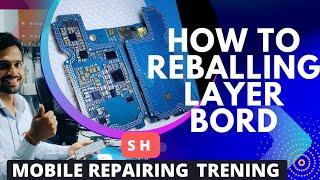 Double layer bord how to reballing easy method.