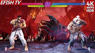 Ryu vs Akuma (Hardest AI) - Street Fighter 6