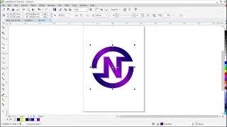 Belajar Corel Draw X7 untuk pemula   #8 Membuat Logo Sederhana
