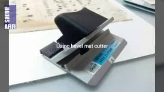 Using Bevel mat cutter