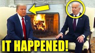 WATCH TRUMP AND BIDEN MEET IN OVAL OFFICE, INSANE!