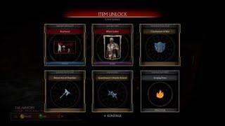 Mortal Kombat 11 - Krypt - Sub-Zero Items - Shao Kahn Chest 250 Hearts - The Armory