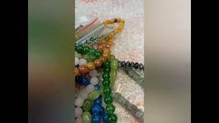 Распаковка посылки от Надежды с натуральными камнями для чакральных браслетов