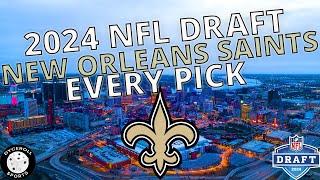 New Orleans Saints Draft Picks - 2024 NFL Draft (Taliese Fuaga, Kool-Aid McKinstry & More!!!)