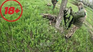 Ukraine combat footage: failed Russian ambush attempt - 4 Russian soldiers KIA