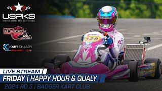 2024 US Pro Kart Series Rd. 3 | Dousman, WI | Friday - Happy Hour & Qualifying