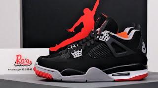 2022 Nike Air Jordan 4 Retro 'Bred' - Rosasneaker