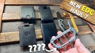 New EDC Gear Haul Ep.7 | New Wallets, Knife, Multitool Carabiner, and more! (Everyday Carry 2024)
