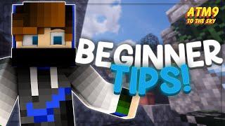 Beginner Tips for All The Mods 9 (ATM9) TO THE SKY