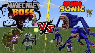 Shin Sonic VS Minecraft Boss [Sonic Tapes]  [Minecraft Addon]