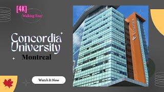 [4k] Concordia University Walking Tour (Sir George Williams Campus) - Montreal ‍ دانشگاه کنکوردیا