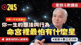 【紫微斗數】命宮最怕裡面有什麼星？你一生的想法與行為！哪一干化忌最凶！紫微斗數命盤完整分析！EP.245－顯君他們的心經車隊【CC字幕】