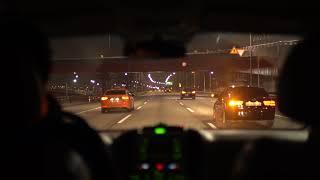 ASMR Highway Driving at Night (No Talking, No Music) - Round Trip from Seoul to Goseong, Korea