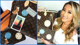 CUSTOM LOUIS VUITTON MY WORLD TOUR NEVERFULL MM REVEAL + STORY  | hollyannaeree