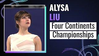 Alysa LUI (USA) | Women Short Program | Four Continents | Seoul 2025 | #4ContsFigure