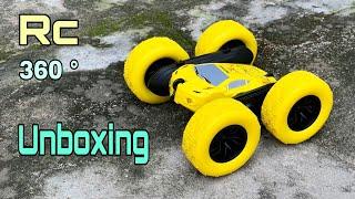 Unboxing And Testing | RC Stunt Car 360° Flips Double Sided Rotating