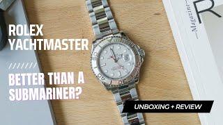 Rolex Yachtmaster 16622 is the perfect anti-dive luxury watch - Unboxing + Review!