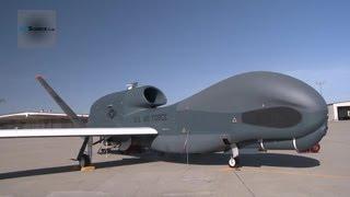 RQ-4 Global Hawk UAV - Launching, Landing, Taxiing and Maintenance