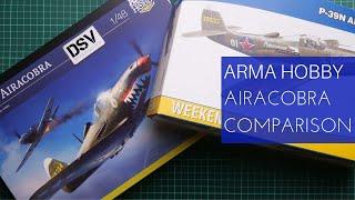 Arma Hobby P-39N Airacobra VS Eduard Kit Comparison