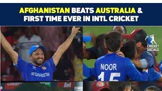 Afghanistan Beat Australia  in super 8 first time in history 