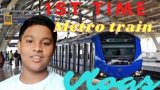 1st Time at Metro train / Metro train vlogs /Kittu's Vlogs