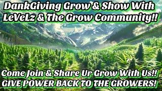 DANKZGIVING GROW & SHOW WITH LEVELZ & THE GROW COMMUNITY!! COME SHARE UR GROWS & GROW KNOWLEDGE!!!