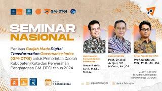 Peluncuran Gadjah Mada Digital Transformation Governance Index (GM-DTGI) 2024