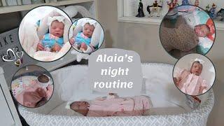 Reborn Baby Alaia’s Night Routine | Sophia’s Reborns