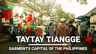 Taytay Tiangge | Garments Capital of the Philippines Walk Tour 2023| Taytay Rizal Philippines | 4k